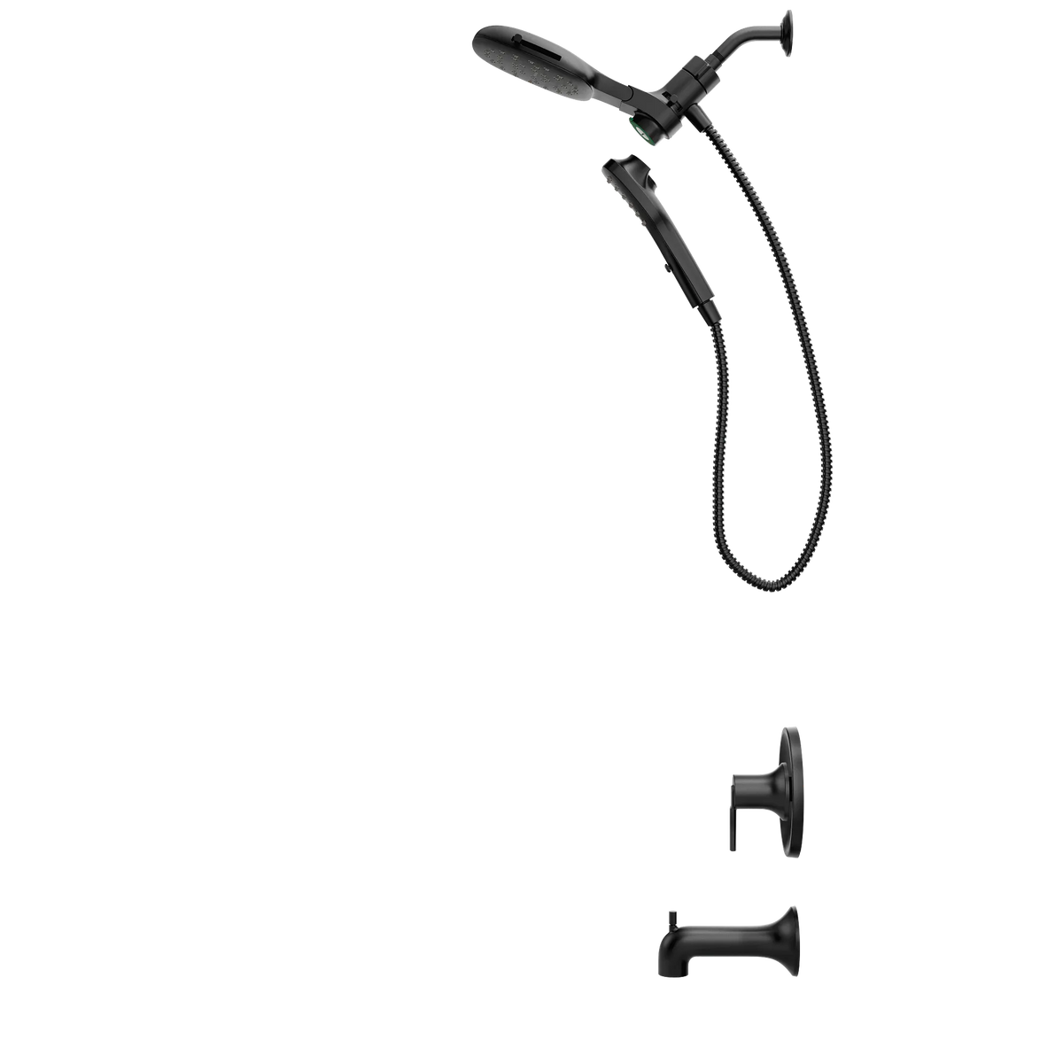 Moen 82140BL Zyla Matte Black Posi-Temp Tub/Shower