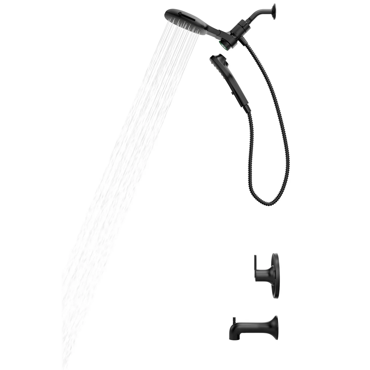 Moen 82140BL Zyla Matte Black Posi-Temp Tub/Shower