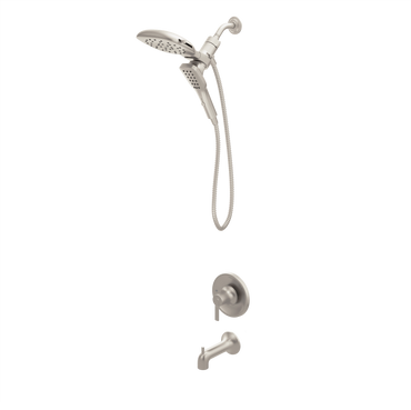 Moen 82140SRN Zyla Spot Resist Brushed Nickel Posi-Temp Tub/Shower