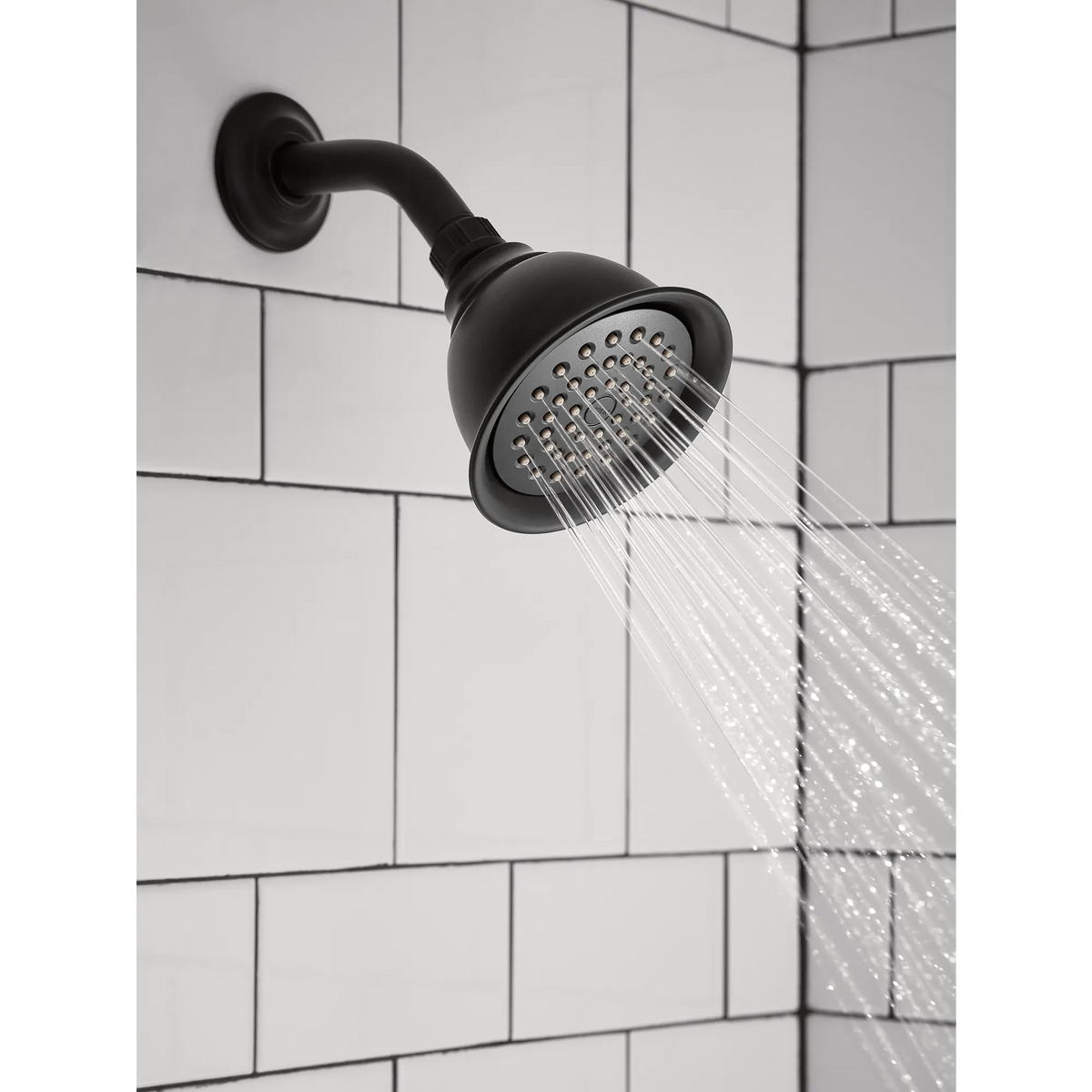 Moen 82496EPBL Caldwell Matte Black Posi-Temp Eco-Performance Tub and Shower Faucet