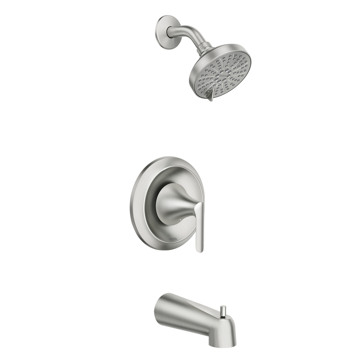 Moen 82518SRN Findlay Spot resist brushed nickel Posi-Temp tub/shower