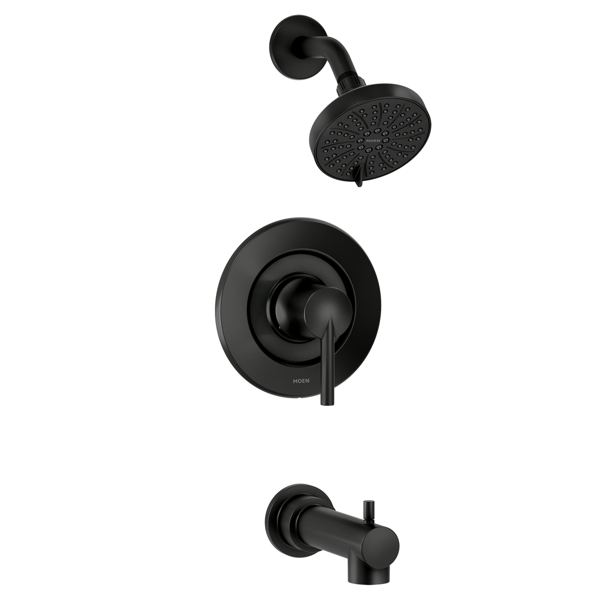 Moen 82770BL Arlys Matte Black Posi-Temp Tub/Shower