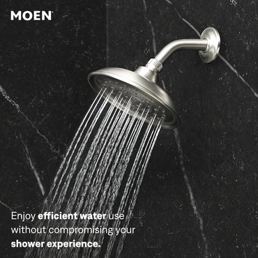 Moen 82971SRN Halle Spot Resist Brushed Nickel Posi-Temp Shower Only shown installed