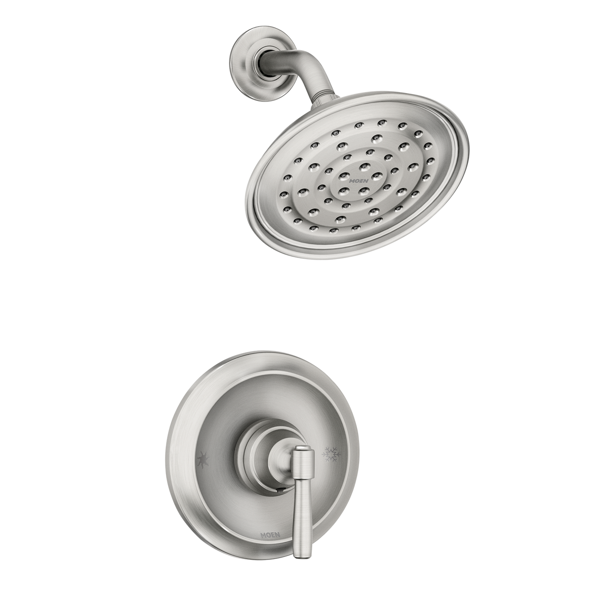 Moen 82971SRN Halle Spot Resist Brushed Nickel Posi-Temp Shower Only