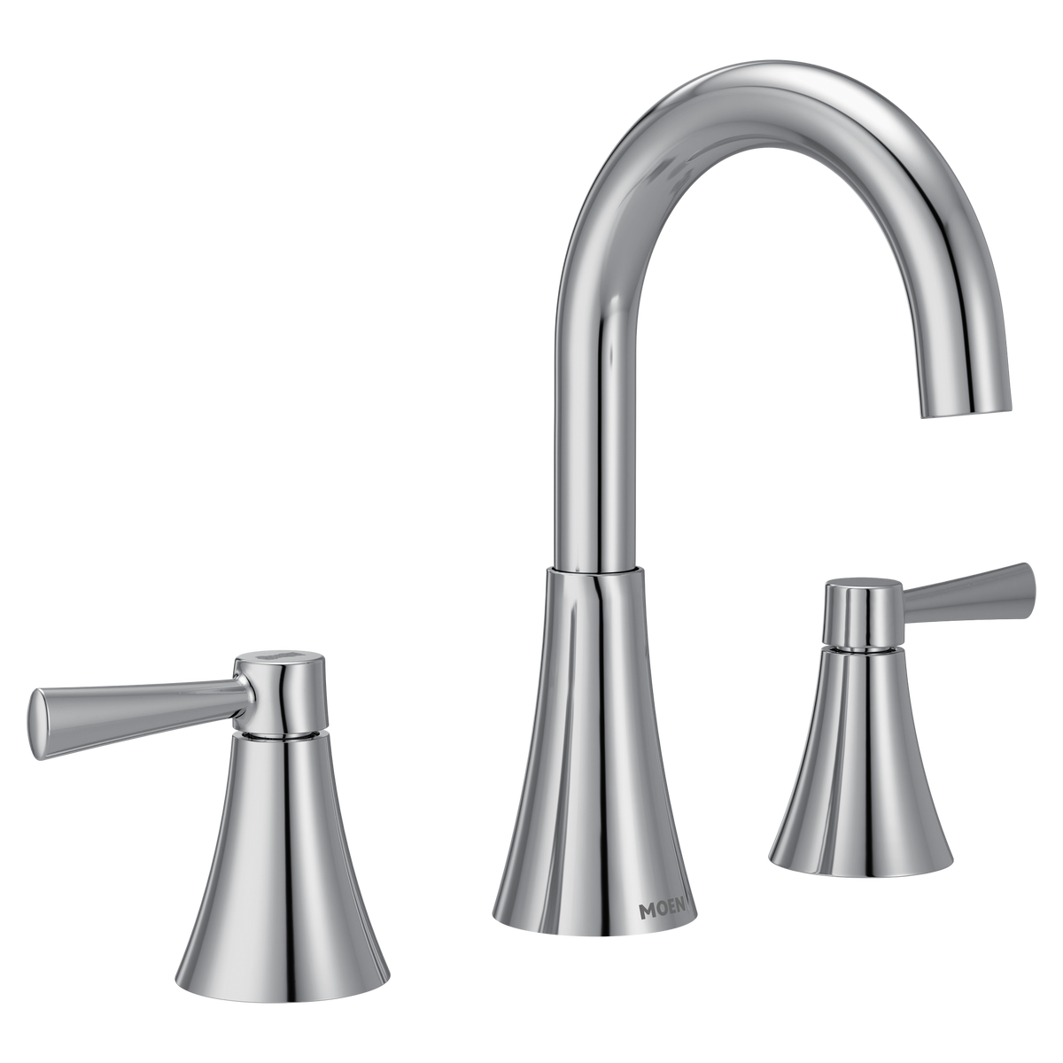 Moen 84023 Ronan Chrome Two-Handle High Arc Bathroom Faucet