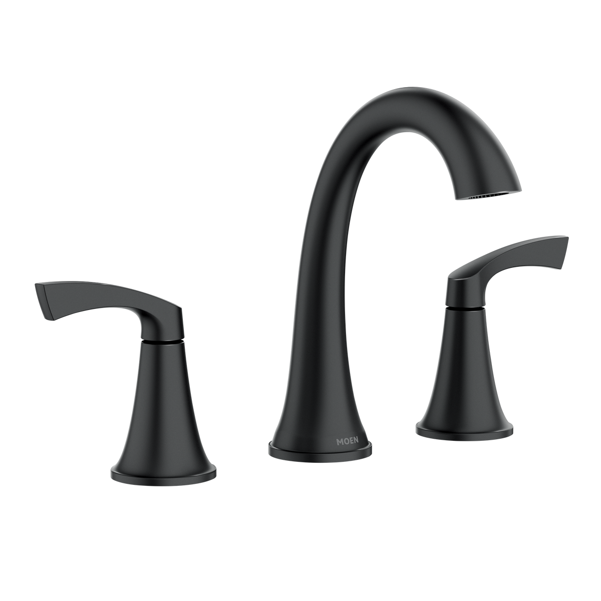 Moen 84468BL Korek Matte Black Widespread Bathroom Faucet