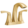 Moen 84506BG Lindor Brushed Gold Two-Handle High Arc Bathroom Faucet