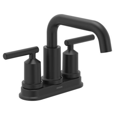 Moen 84519BL Breese Matte Black Two-Handle High Arc Bathroom Faucet