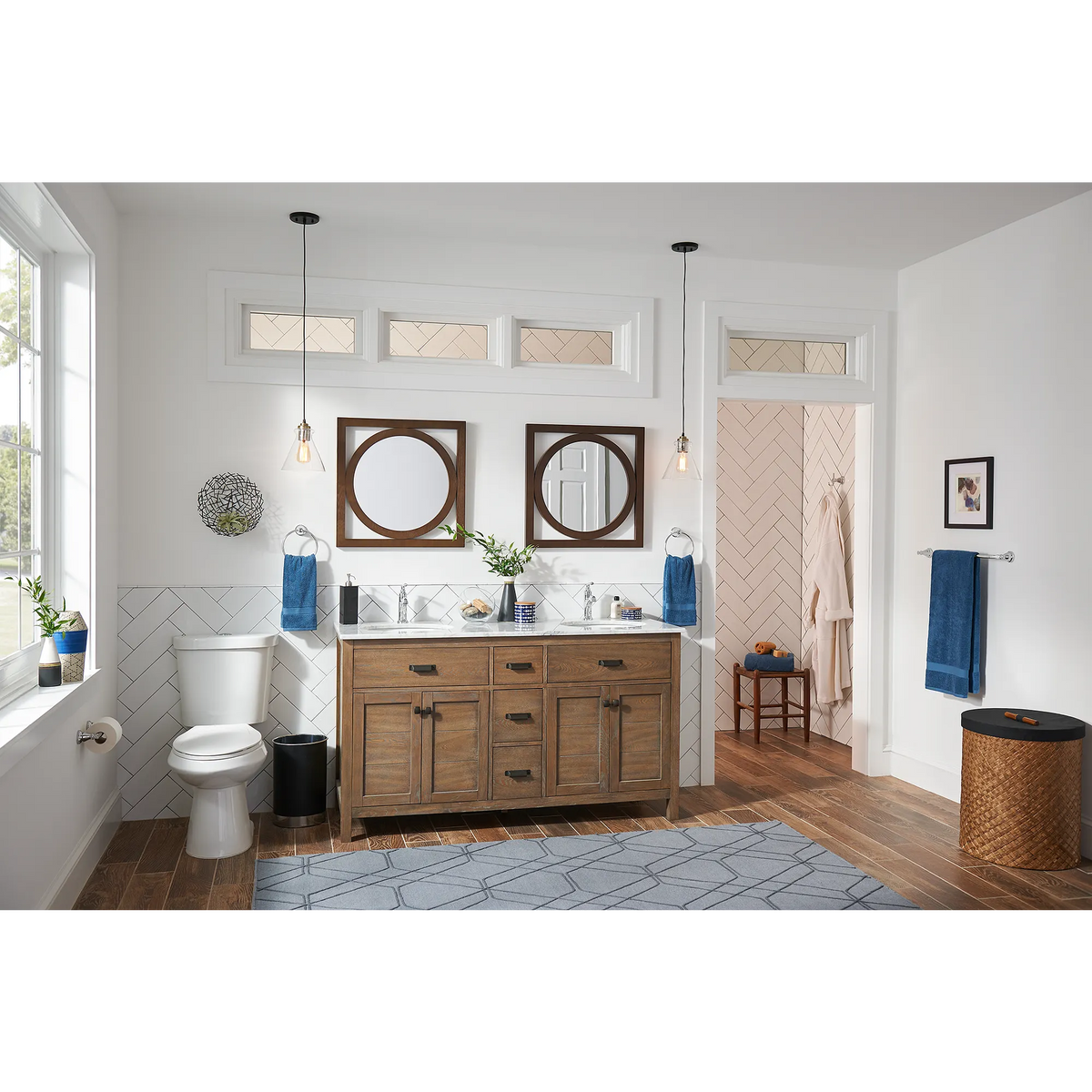 Moen 84535 Hilliard Chrome One-Handle High Arc Bathroom Faucet