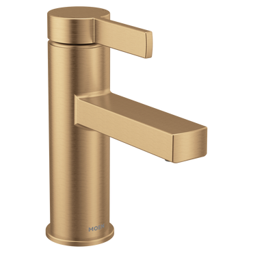 Moen 84774BZG Beric Bronzed Gold One-Handle Bathroom Faucet