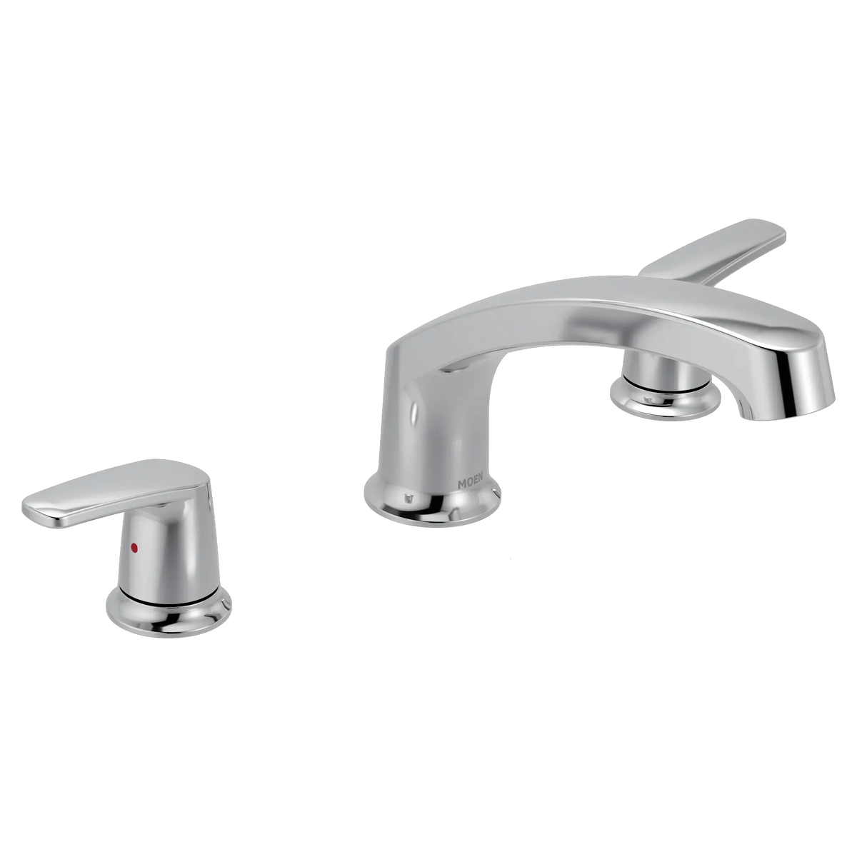 Moen T5990 Chateau Chrome two-handle low arc roman tub faucet