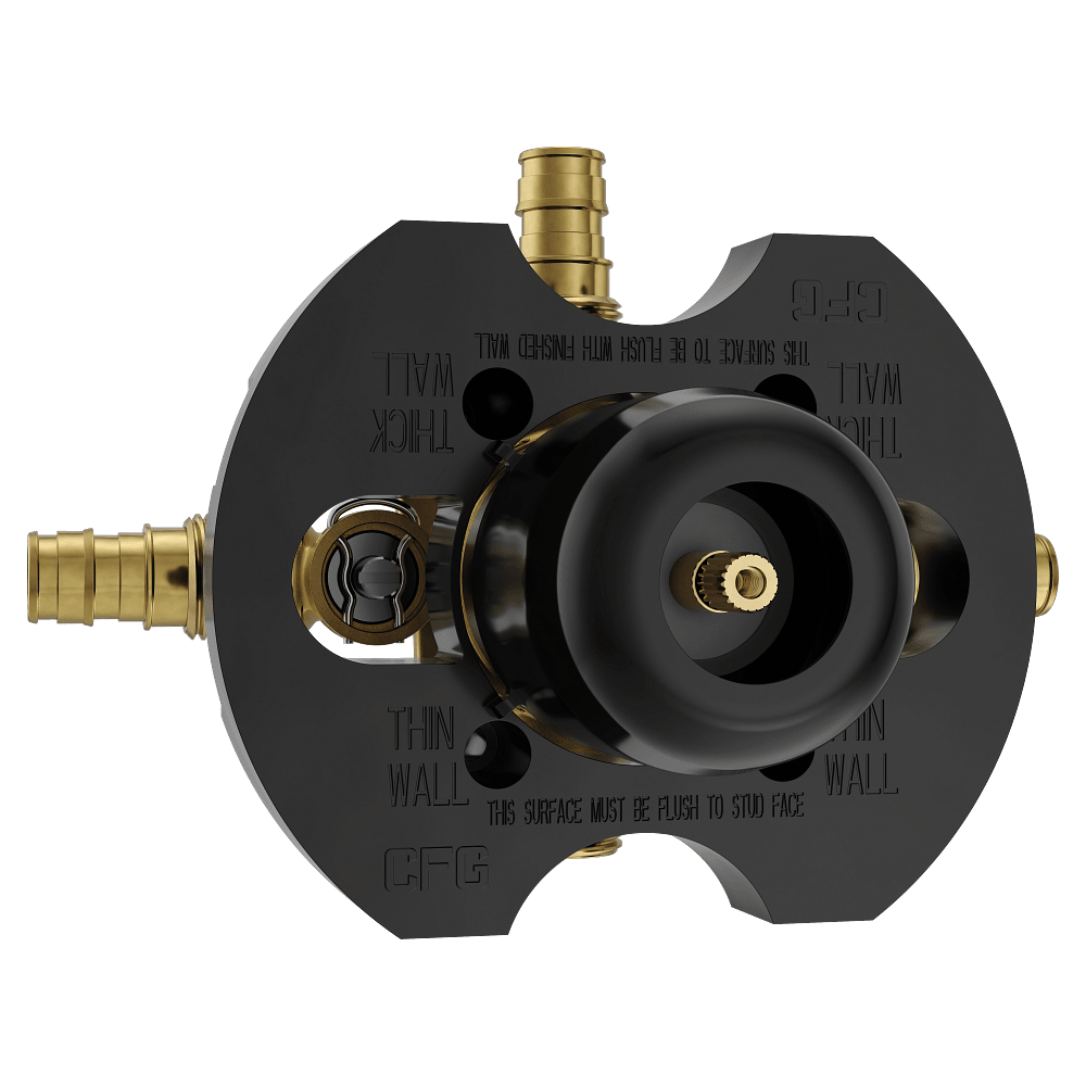 CFG by Moen 51319 Chrome Rough-In Valve with 1/2" Cold Expansion PEX Connection — view 2