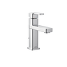 MOEN Iver 6805 Chrome One-Handle Modern Minimalistic High Arc Bathroom Faucet