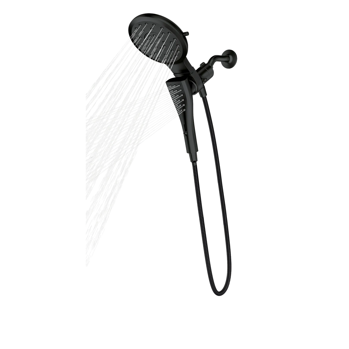 MOEN Verso 220C3EPBL 8-Spray Patterns with 1.75 GPM 7 in. Wall Mount Dual - 10