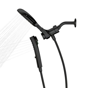 MOEN Verso 220C3EPBL 8-Spray Patterns with 1.75 GPM 7 in. Wall Mount Dual - 2