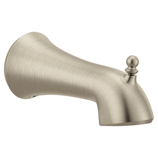 Moen 175385BN Wynford Tub Diverter Spout 8 inch Brushed Nickel Replacement - 1
