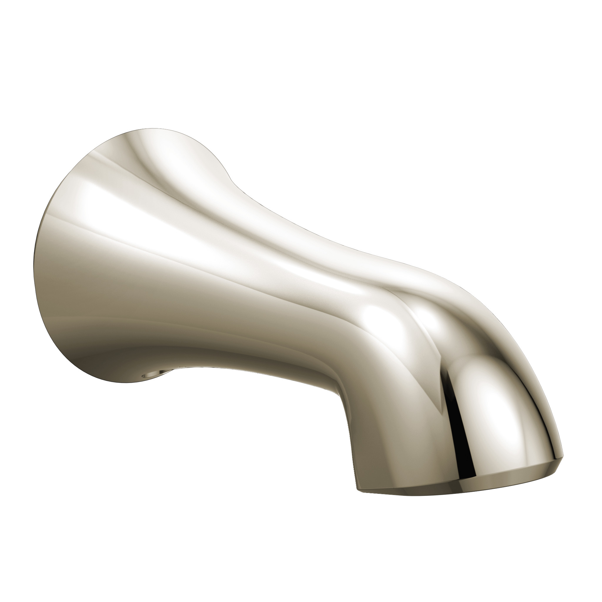 Moen 195386NL Wynford Replacement Tub Non-Diverter Spout 1/2-Inch Slip Fit - 1