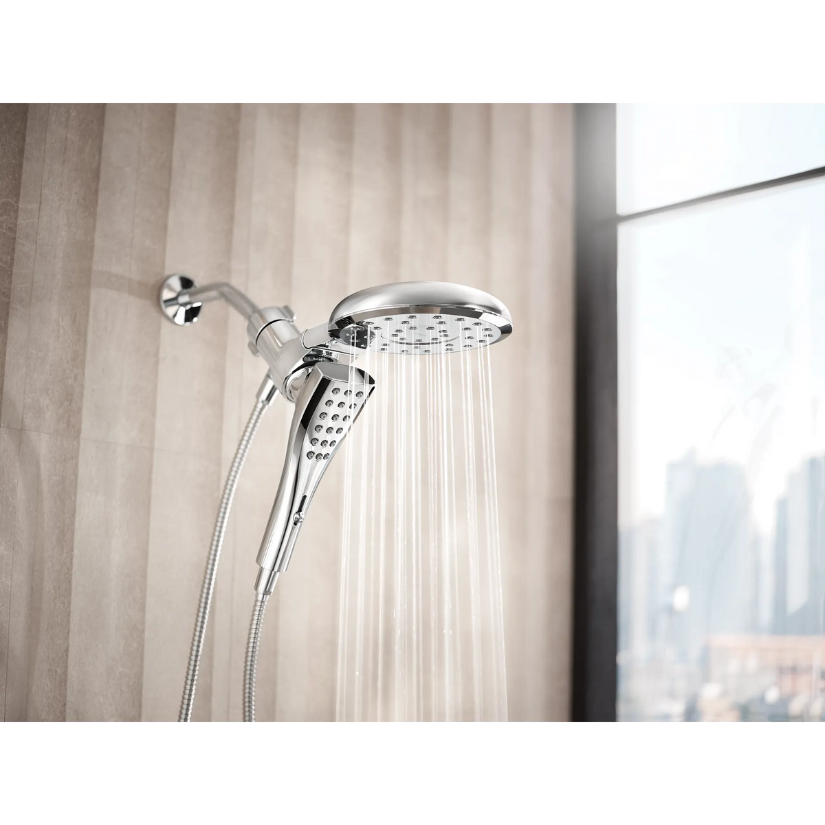 Moen 220C3 Verso Chrome Combination Shower Rainshower Handheld Magnetix - 5