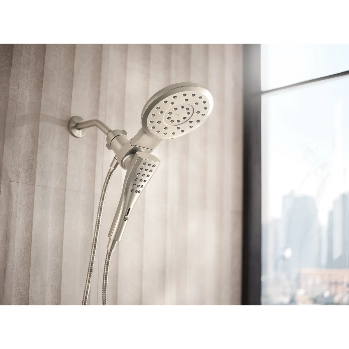 Moen 220C3BN Verso Combo 2.5 GPM Shower Head W/ Magnetic Handheld Brushed Nickel - 7