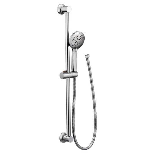 Moen 3558EP Chrome Handheld Shower Head Eco Performance Slide Bar 5-Spray - 1