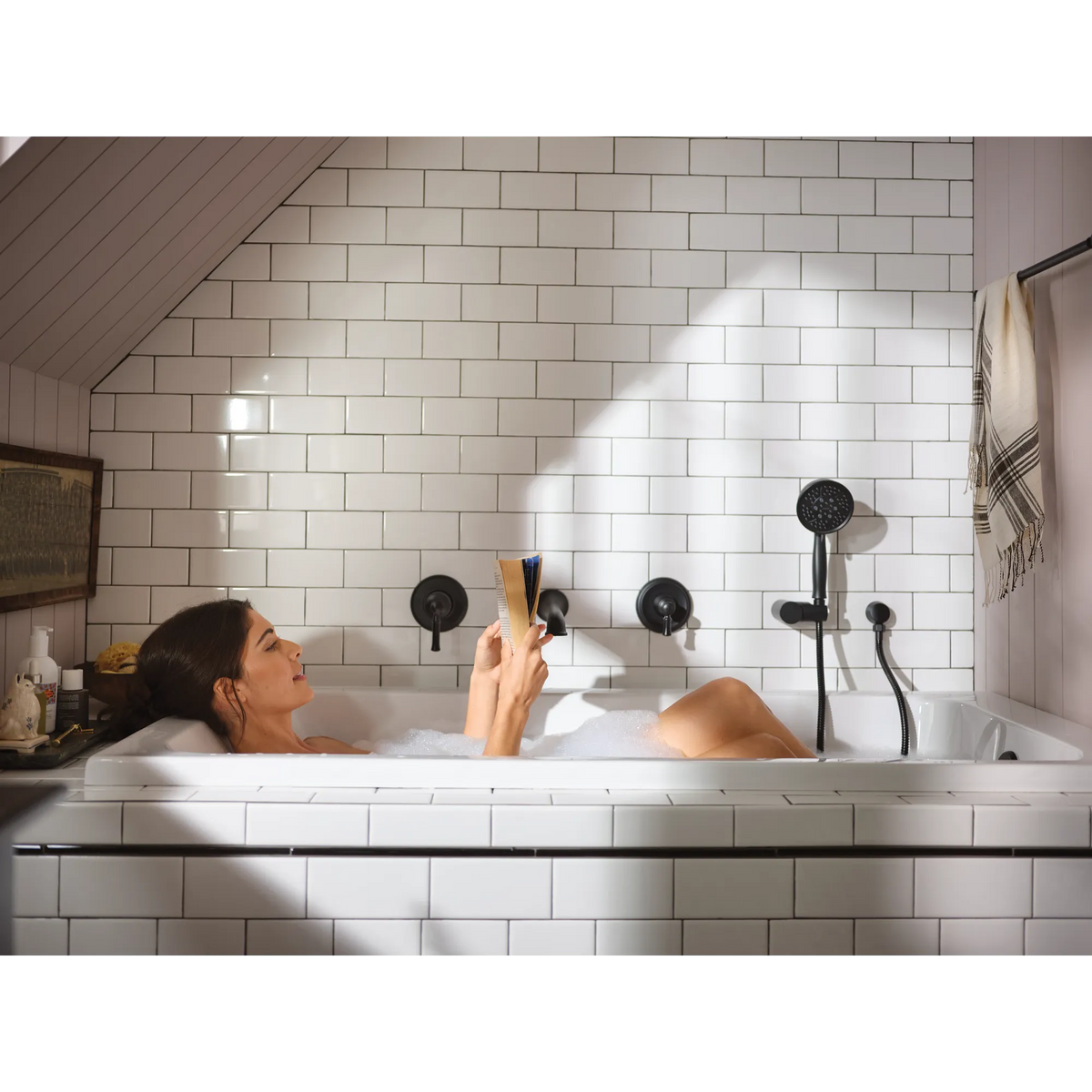 Moen 3636EPBL Matte Black Eco Performance Handheld Shower - 8
