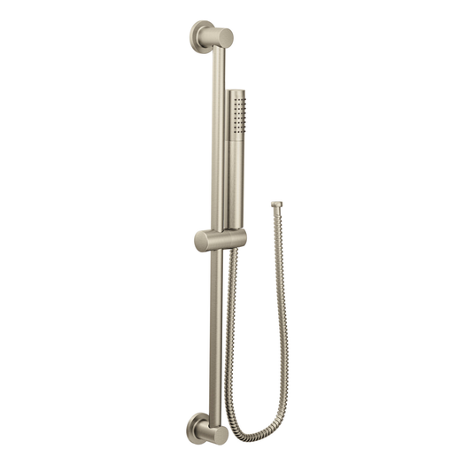 Moen 3887EPBN Level Collection Hand Shower Package with Hose and Slide Bar - 1