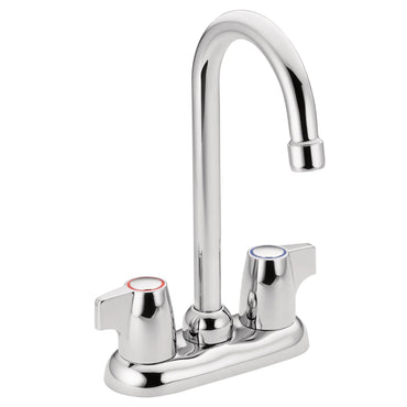 Moen 4903 Chateau Chrome Two-Handle High Arc Bar Faucet - 2