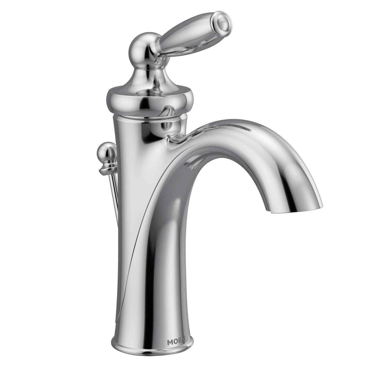 Moen 6600 Brantford Single Handle High Arc Bathroom Faucet Chrome - 1