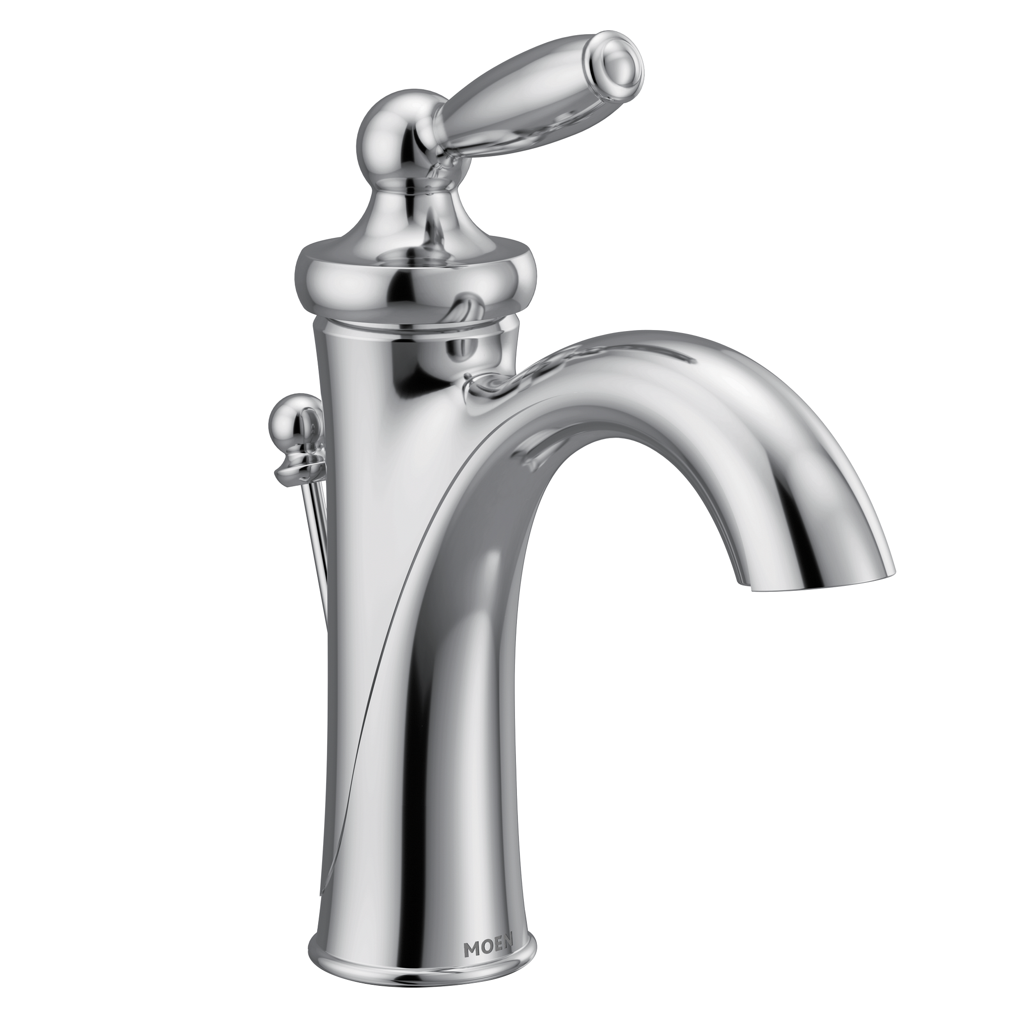 Moen 6600 Brantford Single Handle High Arc Bathroom Faucet Chrome - 1