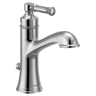 Moen 6803 Dartmoor 1.2 GPM Single Hole Bathroom  Faucet - Chrome - 1