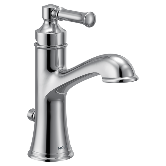 Moen 6803 Dartmoor 1.2 GPM Single Hole Bathroom  Faucet - Chrome - 1