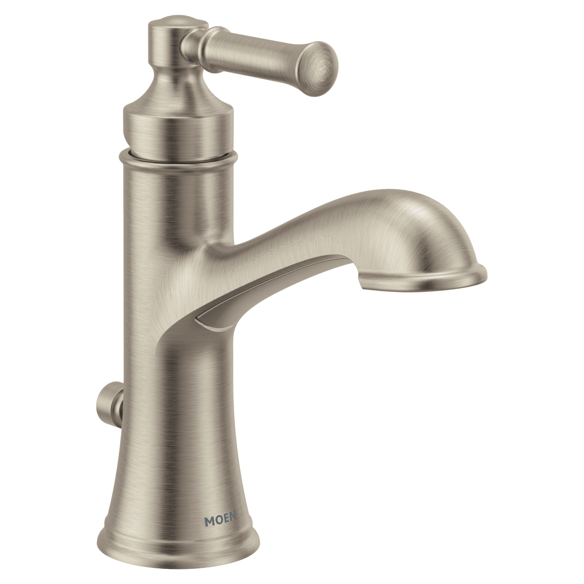 Moen 6803BN Dartmoor Single Handle High Arc Bathroom Faucet Brushed Nickel - 1