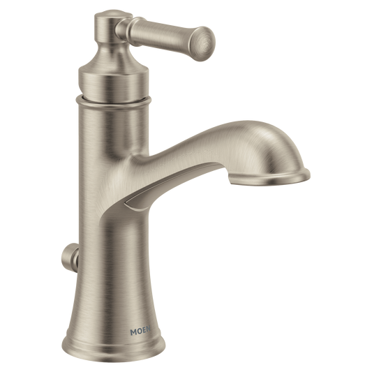 Moen 6803BN Dartmoor Single Handle High Arc Bathroom Faucet Brushed Nickel - 1