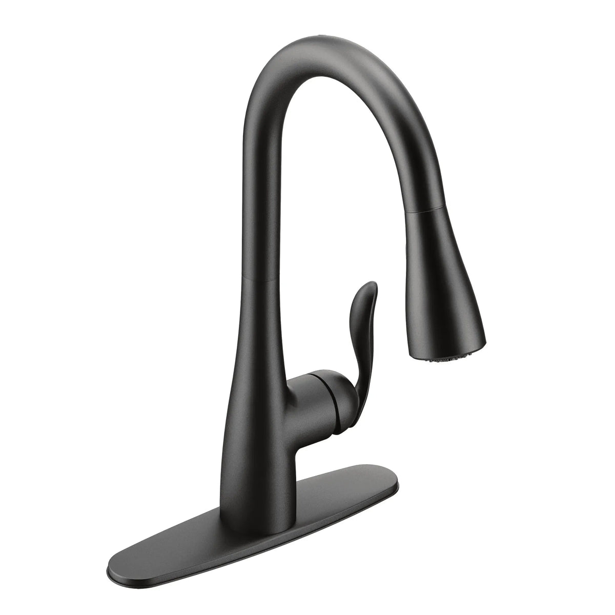Moen 7594BL Arbor Kitchen Faucet Matte Black Pulldown High Arc Power Boost - 2
