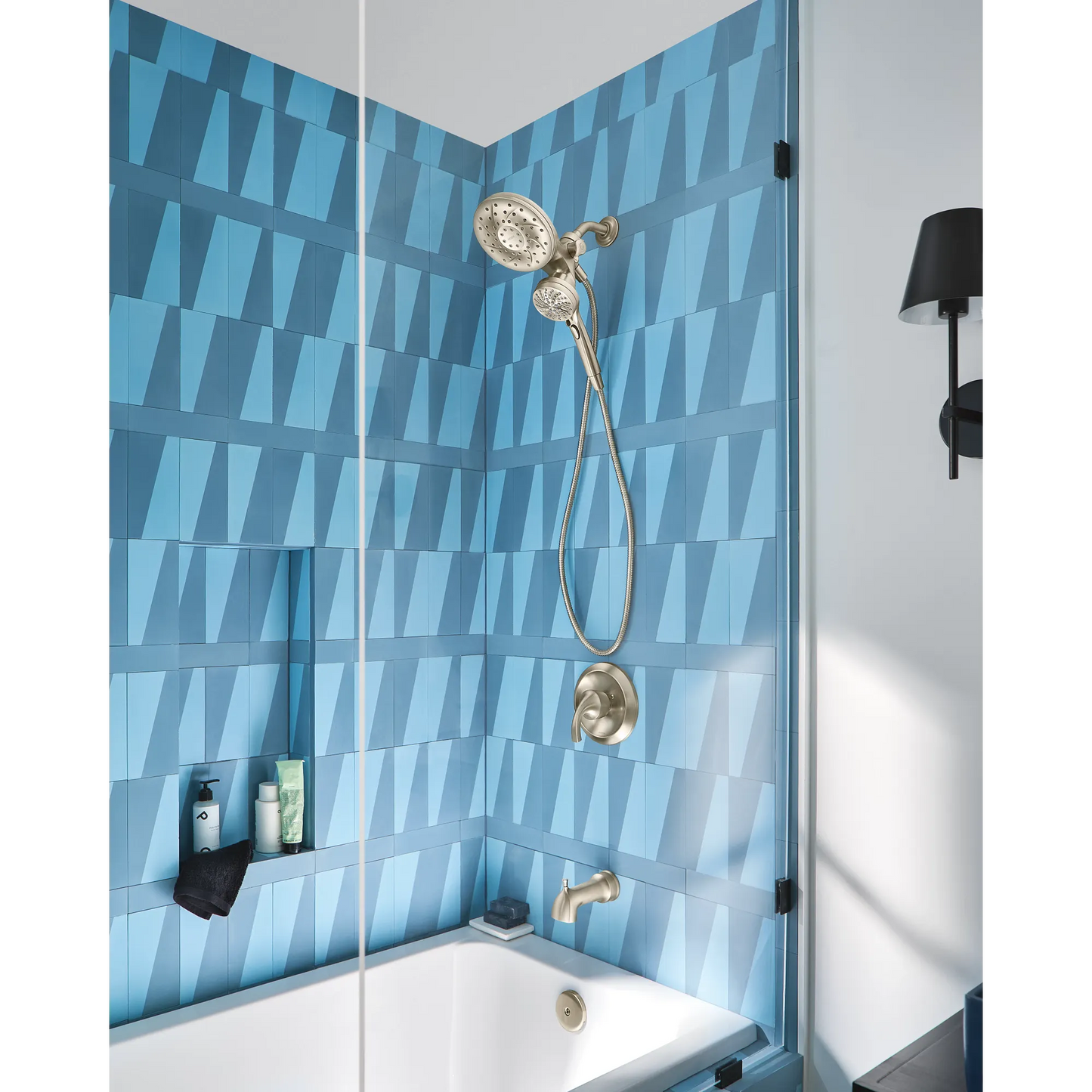 Moen 82304SRN Engage Spot Resist Brushed Nickel Tub Shower - 2