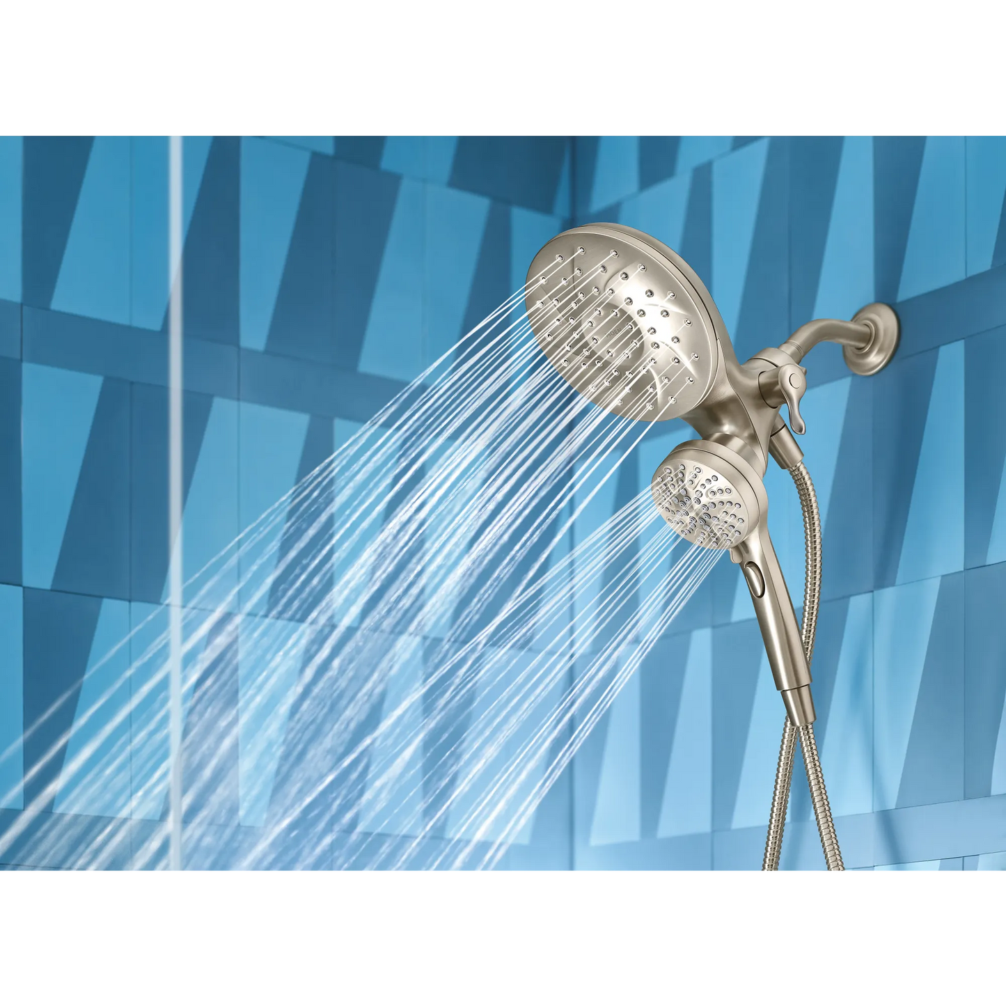 Moen 82304SRN Engage Spot Resist Brushed Nickel Tub Shower - 4