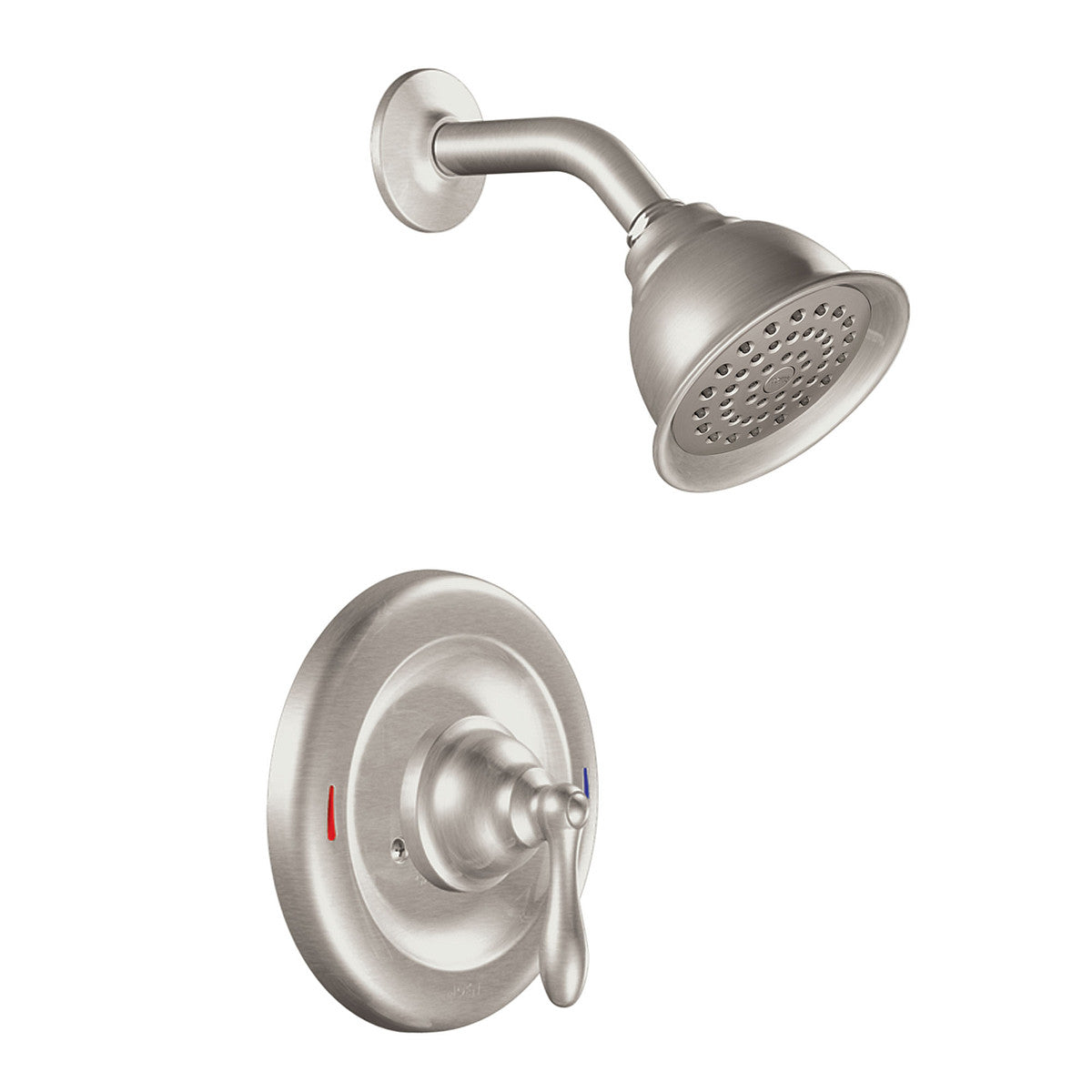 Moen 82495EPSRN Caldwell Shower Faucet Set Brushed Nickel Posi-Temp Trim - 1