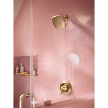 Moen 82504BG Lindor Brushed Gold Tub Shower Trim Posi-Temp Lever Handle - 2