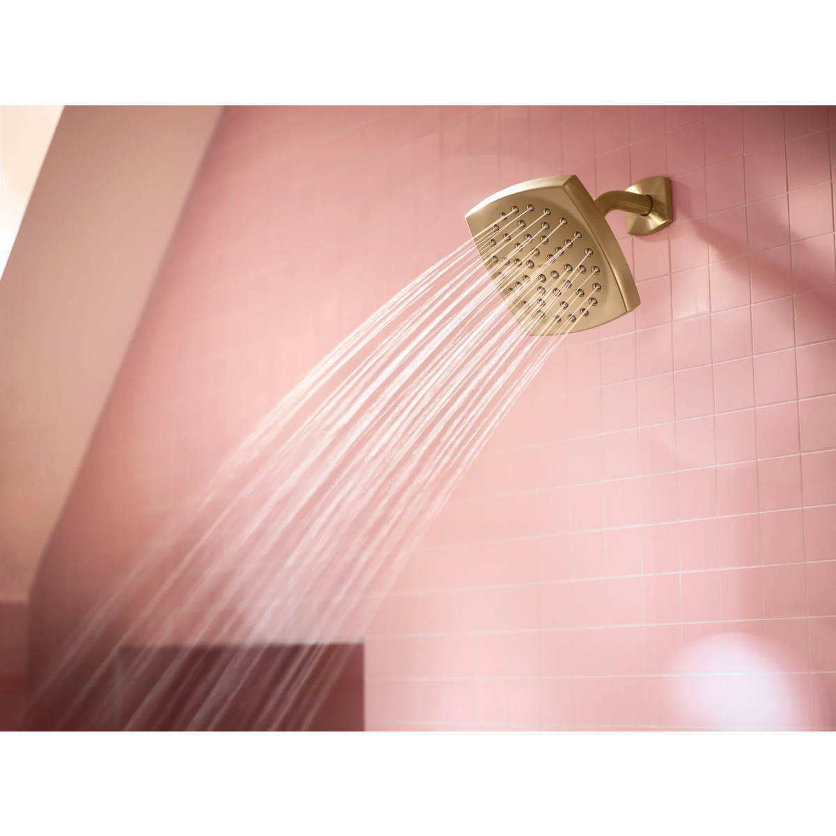 Moen 82504BG Lindor Brushed Gold Tub Shower Trim Posi-Temp Lever Handle - 5