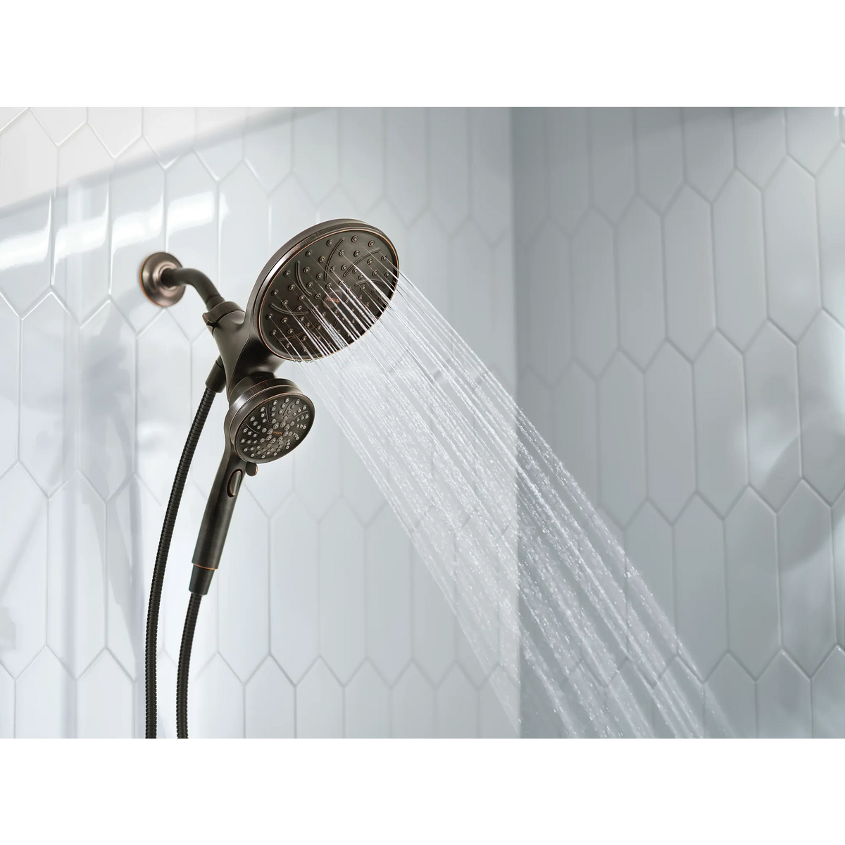 Moen 82610BRB Brecklyn Tub Shower Mediterranean Bronze Magnetix Handheld - 2