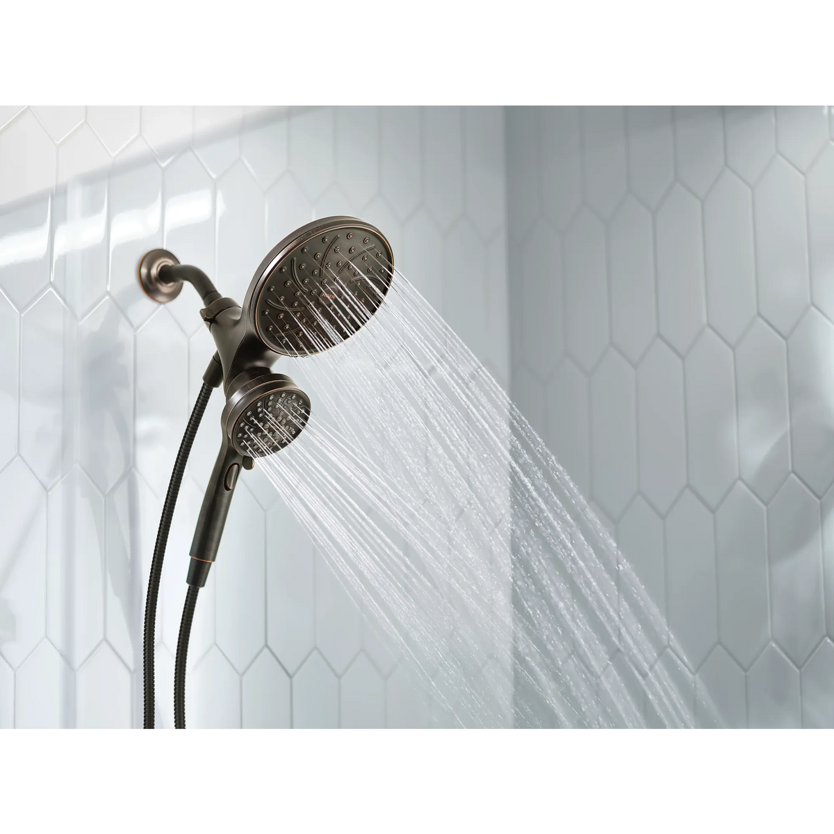 Moen 82610BRB Brecklyn Tub Shower Mediterranean Bronze Magnetix Handheld - 4