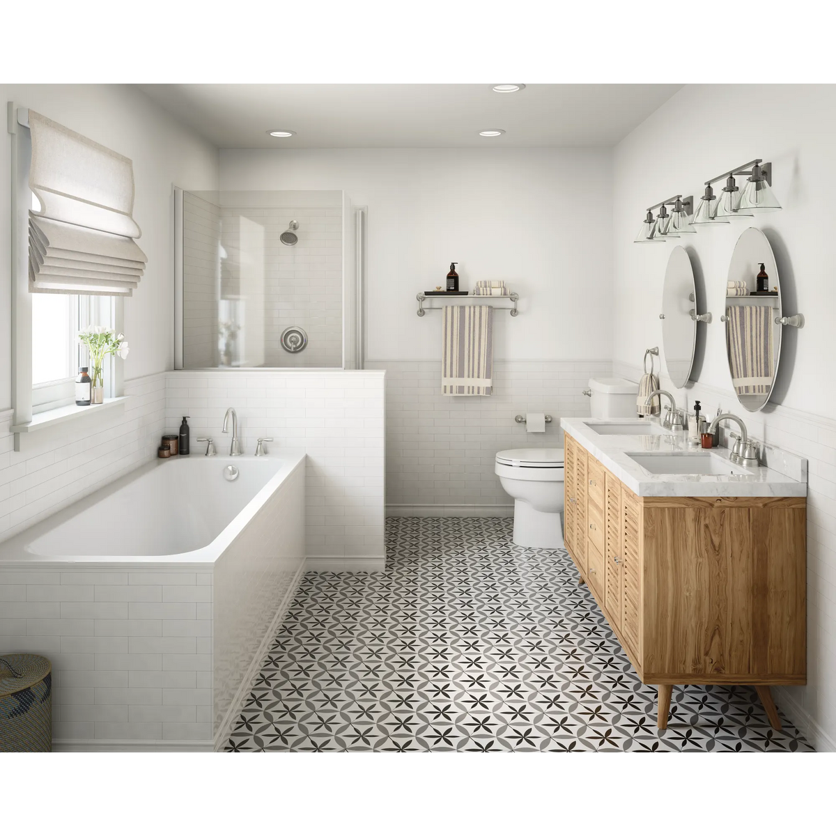 Moen 82912SRN Banbury Spot Resist Brushed Nickel Shower Faucet Posi-Temp - 2