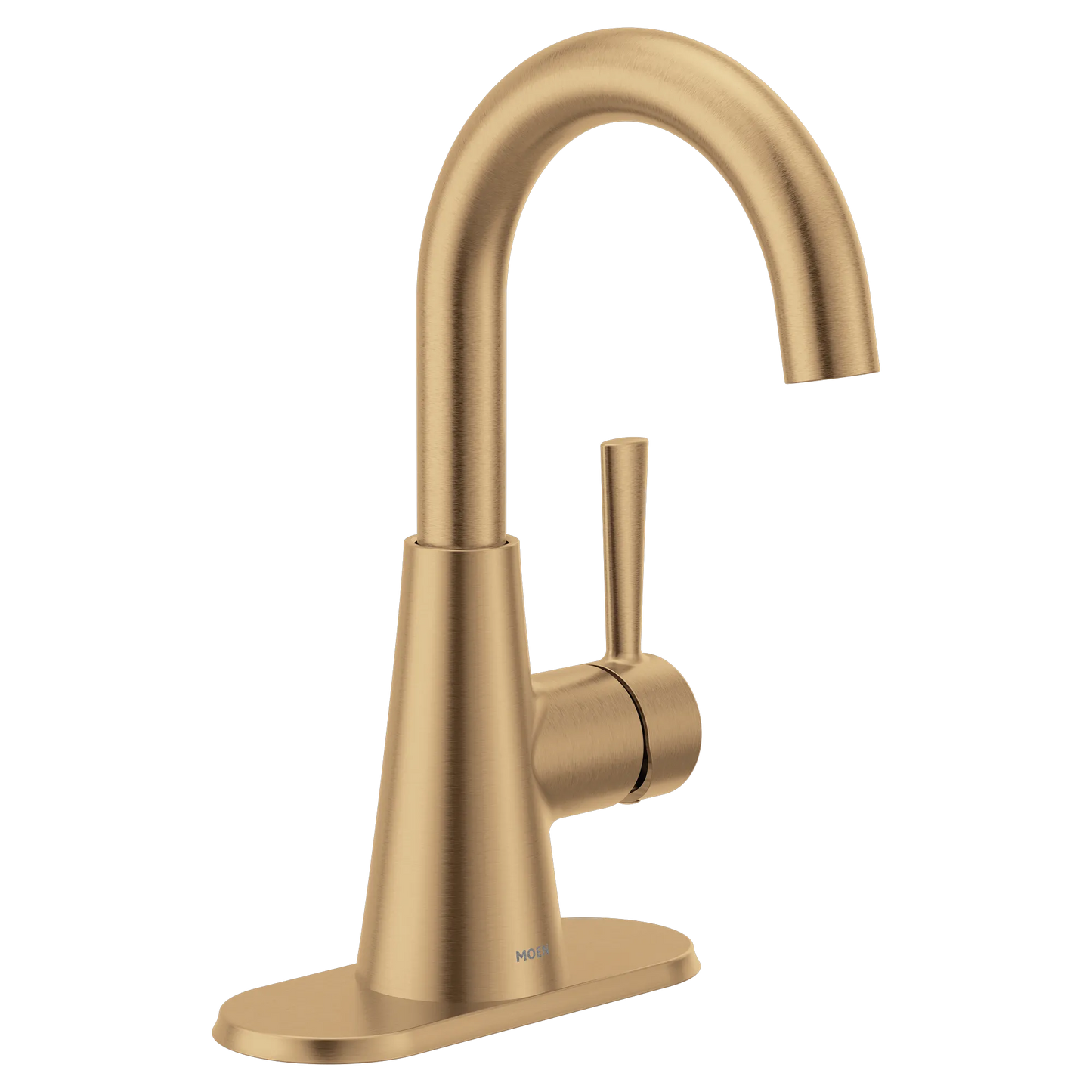 Moen 84021BZG Ronan One-Handle High Arc Bathroom Faucet Bronzed Gold - 3