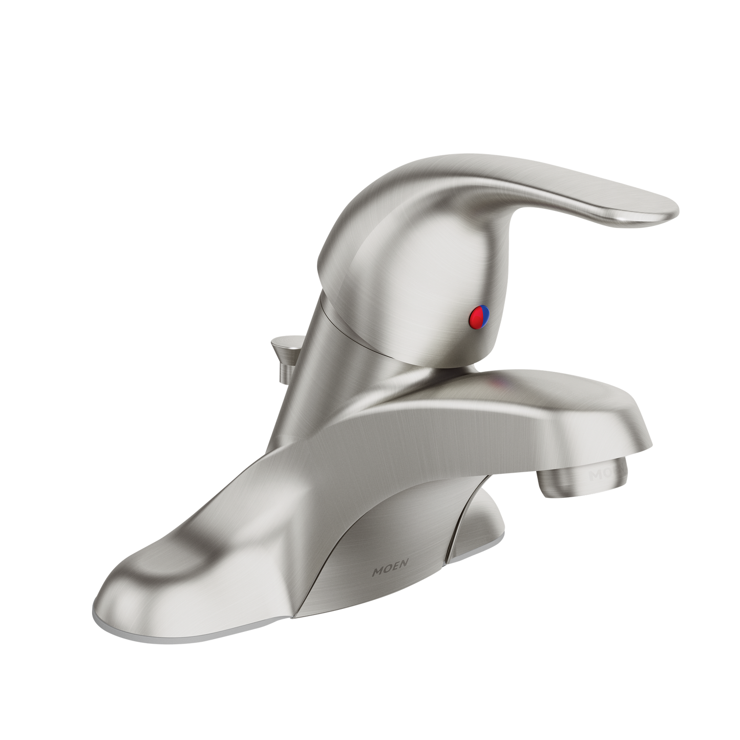 Moen 84090SRN Adler Spot Resist Brushed Nickel Single-Handle Low Arc (2-Pack) - 1