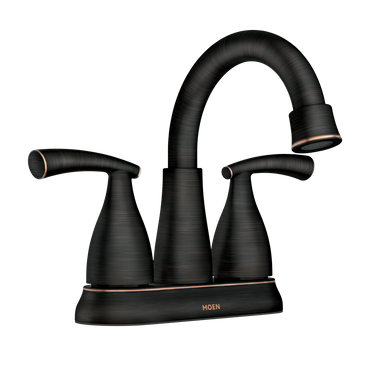 Moen 84128BRB Essie Two-Handle High Arc Bathroom Faucet Mediterranean Bronze - 1