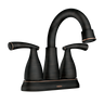 Moen 84128BRB Essie Two-Handle High Arc Bathroom Faucet Mediterranean Bronze