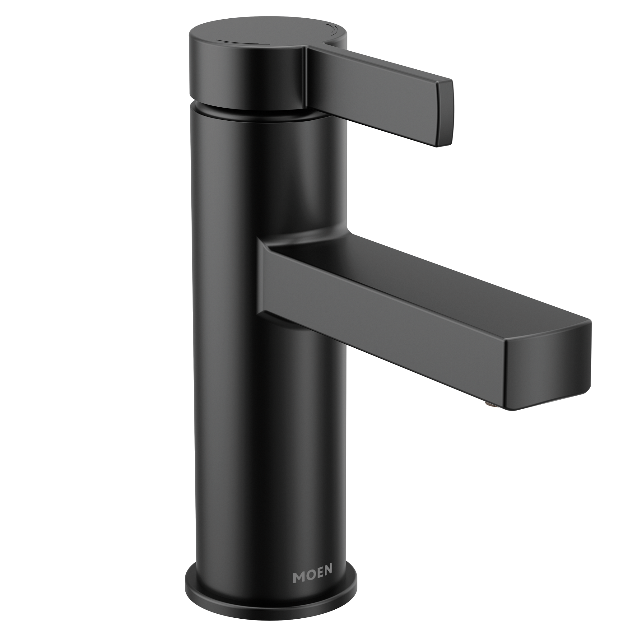 Moen 84774BL Beric Matte Black Bathroom Faucet Single Handle Deckplate - 1