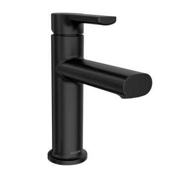 Moen 84794BL Meena Single Handle High Arc Bathroom Faucet Matte Black - 1