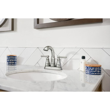 Moen 84971SRN Halle Single Handle Bathroom Faucet Spot Resist Brushed Nickel - 2