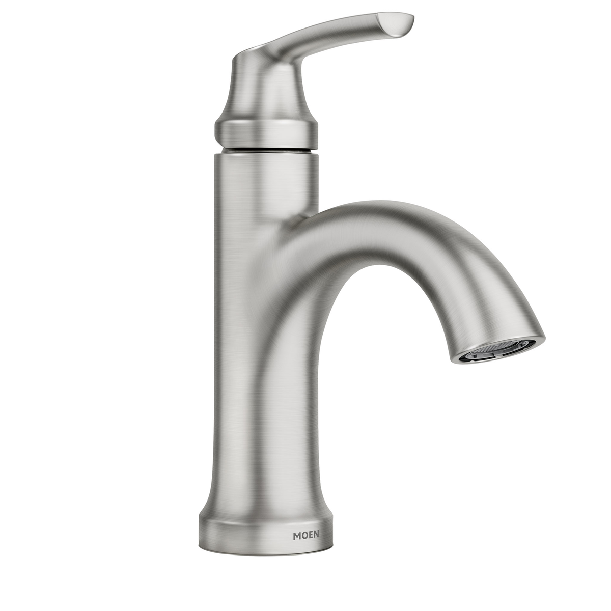 Moen 84980SRN Wellton Single Handle Bathroom Faucet Spot Resist Brushed Nickel - 1